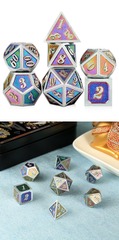 DAD671 Metal & Enamel Dice Set (7pcs) [Robotics]