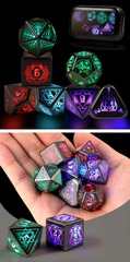DAD864 - LED Dice Set (7pcs) (Gen 2) [Retro]