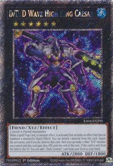 D/D/D Wave High King Caesar - RA04-EN290 - Platinum Secret Rare - 1st Edition