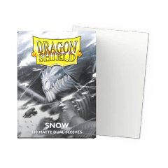 Dragon Shield - Dual Matte Sleeves - Snow (100ct)