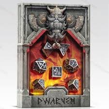 Dwarven Metal dice Set 7