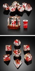 DAD138 Resin Dice Set (7pcs) [Cola]