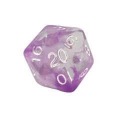 XL D20 Dice - Diffusion Amethyst