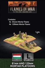 Flames of War 81mm and 120mm Mortar Platoons