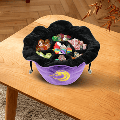 DAD217 Drawstring Sectional Dice Pouch [Purple]