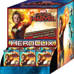 Marvel HeroClix: Captain Marvel Movie Gravity Feed Display