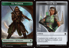 Emblem - Vivien Reid // Elf Warrior Double-Sided Token