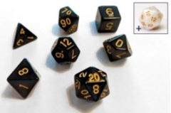 SIRIUS - SOLID BLACK WITH GOLD INK 7 DIE SET
