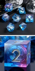 DAD697 Liquid Core Dice Set (7pcs) [Ice Castle]