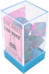 CHX30023 - Gel Green-Prink/blue 7 dice set
