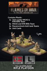 Fallschirmjäger Rifle Platoon (Plastic) (GE768)