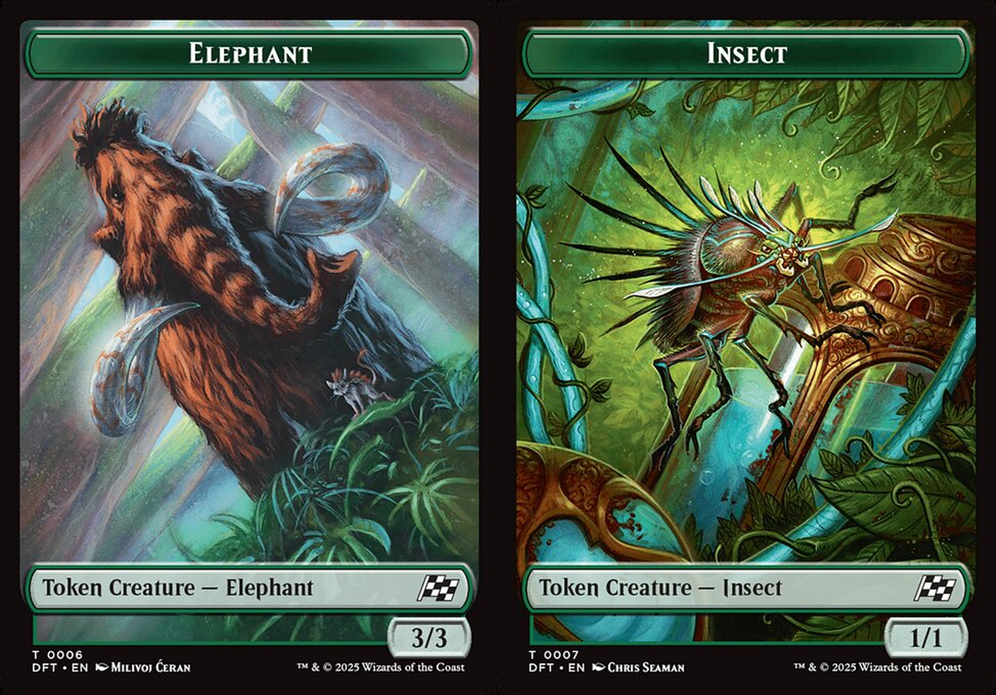 Insect // Elephant Double-Sided Token