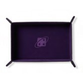 Sirius Rectangular Folding Dice Tray - Violet