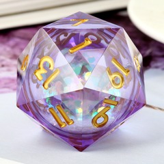 DAD370 Jumbo D20 Dice [Ethereal]