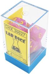 CHX30027 - Leaf - Fuschia & Yellow Luminary - Polyhedral 7-Die Set