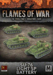 Soviet - SU-76 Light SP Battery - 4 vehicles(SBX61)