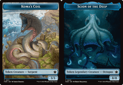 Scion of the Deep // Koma's Coil Doubled-Sided Token - Foil