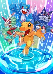 Digimon Card Game Official Sleeve: Signs of Digivolution