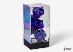 CHX22547 Nebula Mega-hedral Nocturnal/blue Luminary 7-Die Set