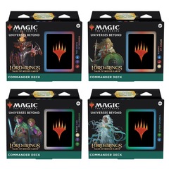 The Lord of the Rings: Tales of Middle-Earth Commander Decks (Set of 4)