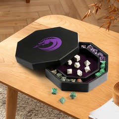 DAD214 Octagon Dice Tray [Purple]