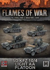 SD KFZ 10/4 Light AA Platoon (Plastic) (GBX111)