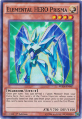 Elemental HERO Prisma - FUEN-EN047 - Super Rare - Unlimited Edition