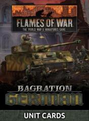 Bagration: German Unit Cards (FW267U