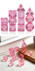 Acrylic Dice Set (12pcs) [Petals]