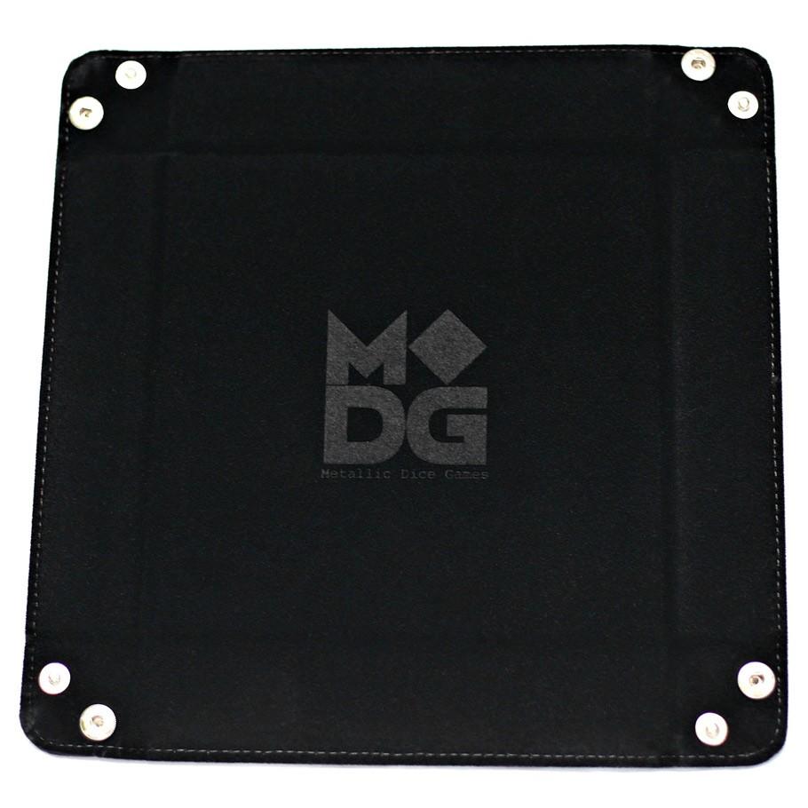 Velvet Folding Dice Tray - Black