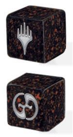 Black & Red Planechase Dice