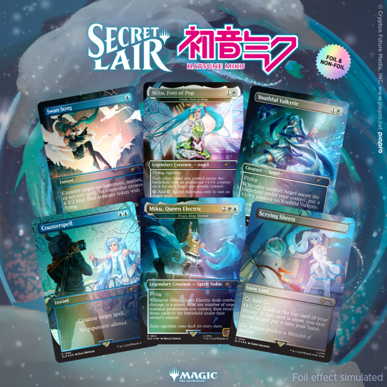 Secret Lair - Secret Lair x Hatsune Miku: Winter Diva EN - Rainbow Foil Edition