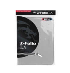 BCW Z-Folio 9 Pocket Lx Binder White