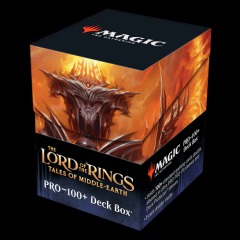 The Lord of the Rings: Tales of Middle-earth Sauron v2 100+ Deck Box for Magic: The Gathering