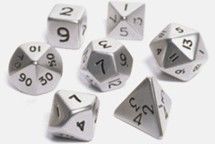 Metallic Dice 16mm - Silver