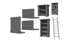Wizkids Deep Cuts Unpainted Minis - 73363 - Archivist Library