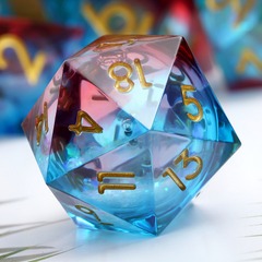 DAD368 - Jumbo D20 Dice [Star Cluster]
