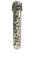 DAD017 - Resin Dice Set (7pcs) - White