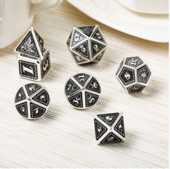 DAD565 - Metal & Enamel Dice Set (7pcs) [Cowboy]