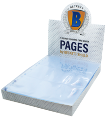 Beckett Shield 9-Pocket Pages - Single Clear