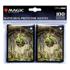 Modern Horizons 3 Emerald Medallion Deck Protector Sleeves (100ct) for Magic: The Gathering