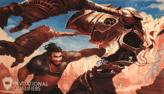 Star City Games Invitational Qualifier Playmat - Brass Jaw (USED)