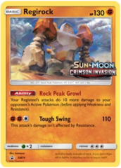 Regirock - SM74 - Prerelease Promo - SM Black Star Promo