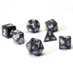 SIRIUS DICE PEARL CHARCOAL GREY 7 DIE SET