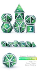 DAD596 Metal & Enamel Dice Set (7pcs) [Dragon]