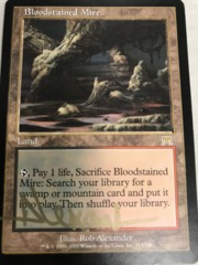 Bloodstained Mire - Signed - Gold Ink