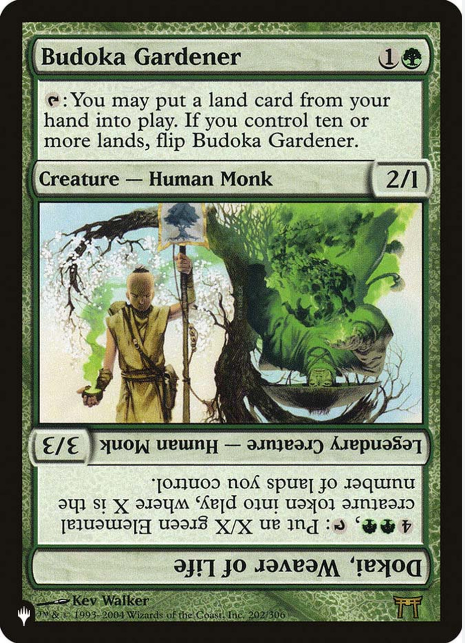 Budoka Gardener - The List