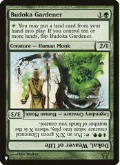 Budoka Gardener - The List