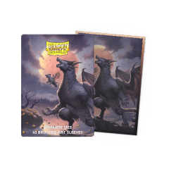 Dragon Shield - Japanese Size Brushed Art Sleeves - Halloween 2023 (60ct)