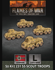 Sd Kfz 231 SS Scout Troops(GBX154)